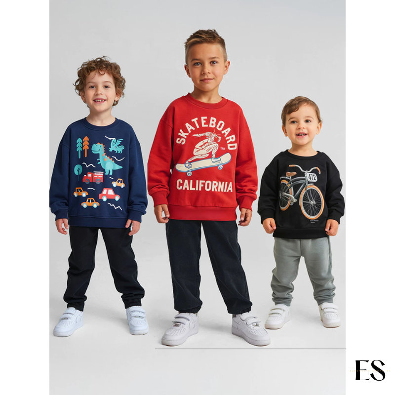 Kit 6 Conjuntos de Moletom Infantil - 50%OFF + Frete Grátis